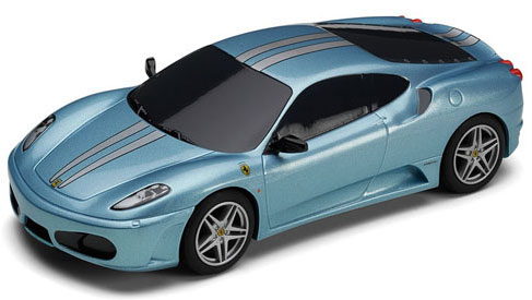 SCALEXTRIC Ferrari F430 metallic blue black windows